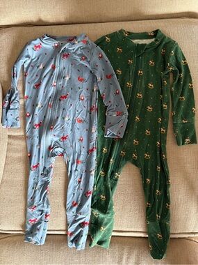 Set of 2 Wildbird Cloudblend Baby Pajamas - 3-6 months